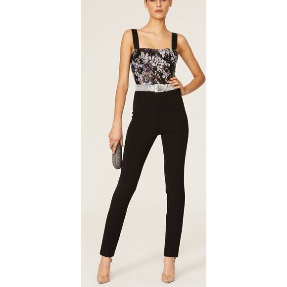 Bronx & Banco Annabelle Jumpsuit Sequin Black L - Picture 1 of 16